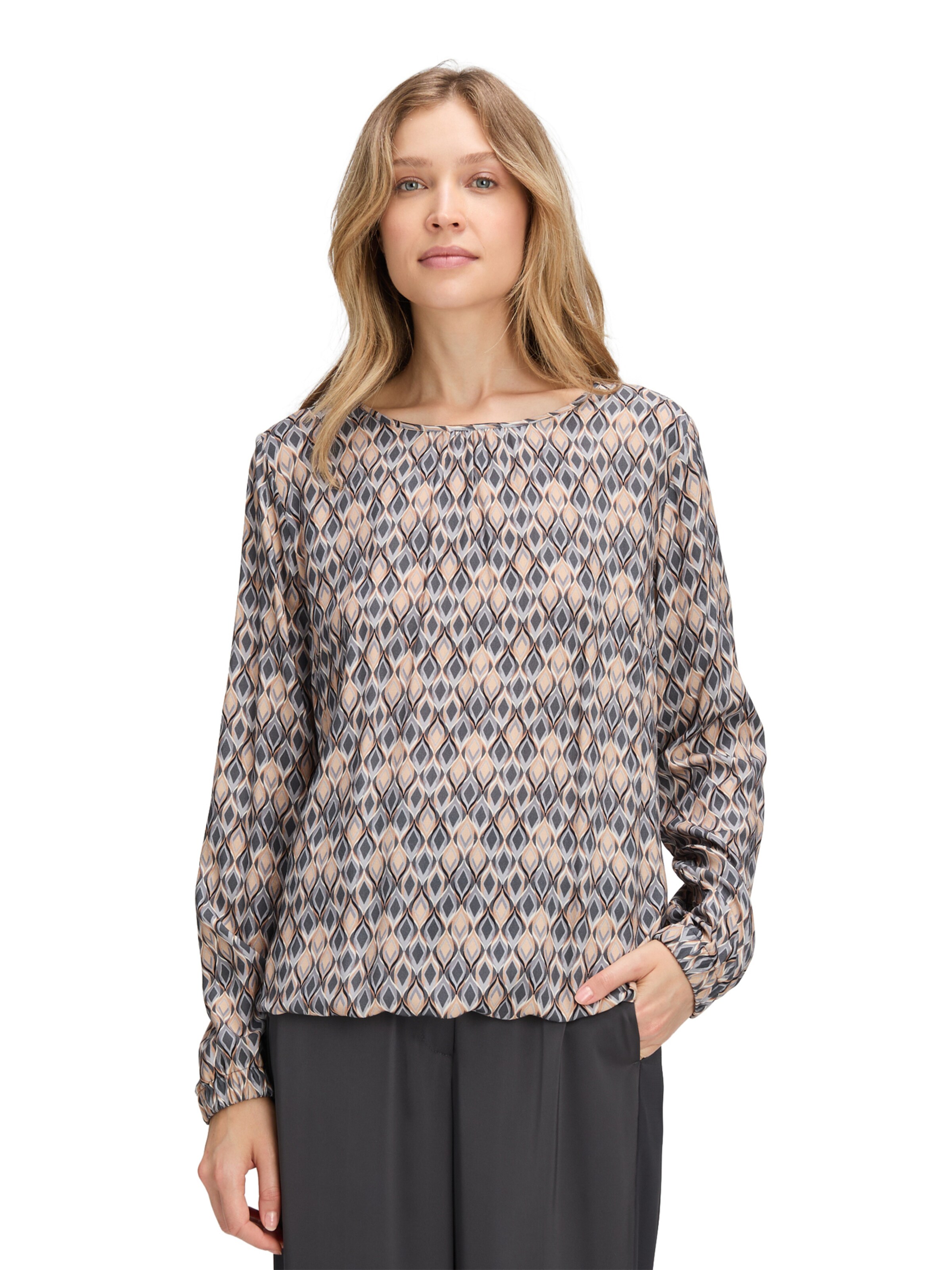 Betty Barclay Blouse in Grey: front