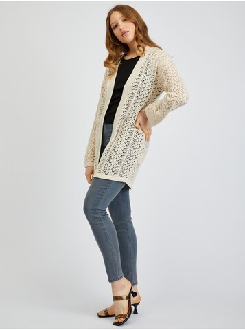 Orsay Knit Cardigan in White