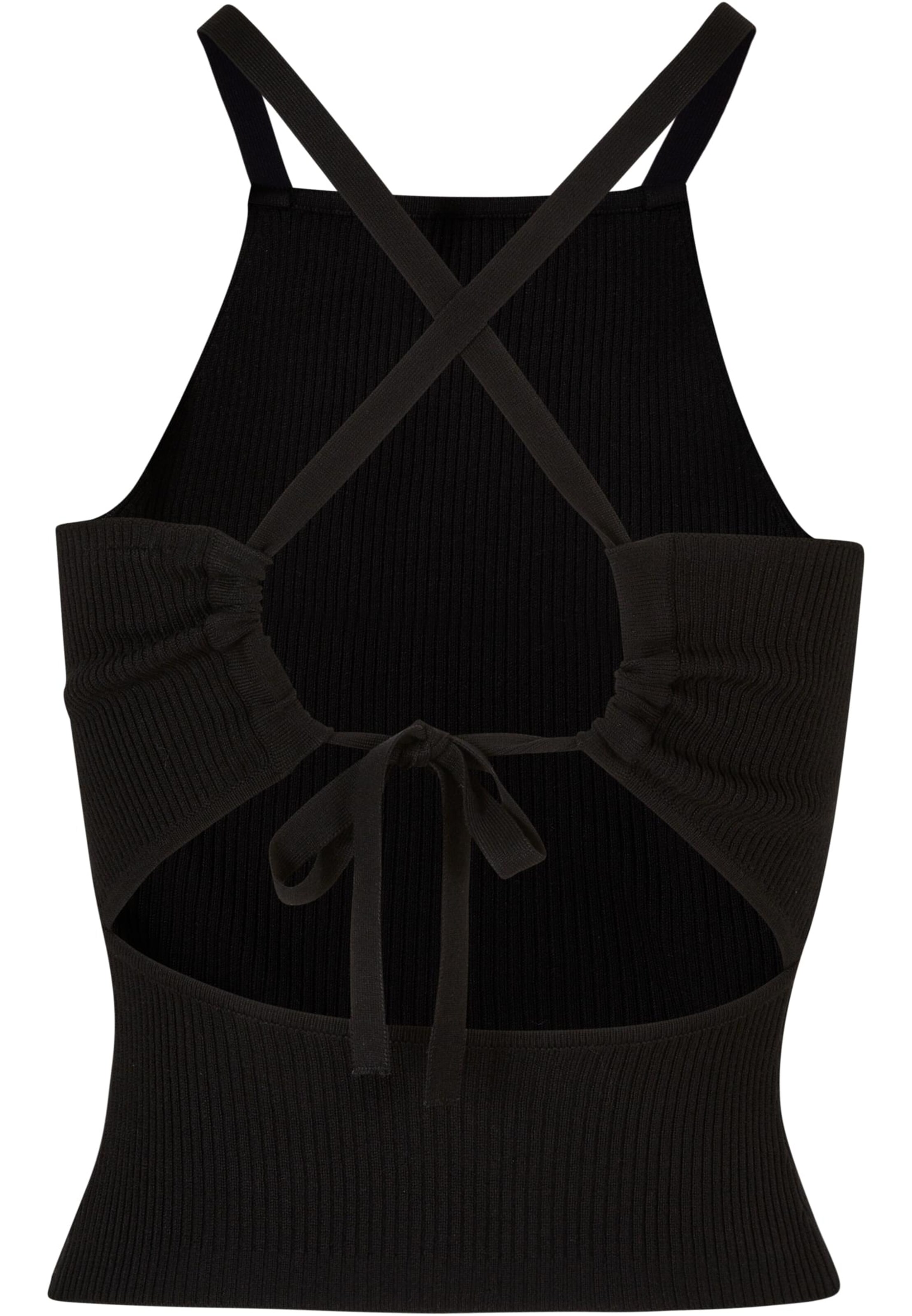 Urban Classics Kootud topp, värv must