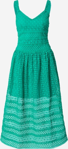 Warehouse - Vestido em verde: frente