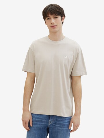 TOM TAILOR DENIM T-Shirt in Grau: predná strana