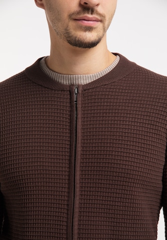 RAIDO Knit Cardigan in Brown