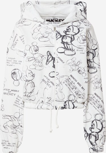 Frogbox Veste de survêtement en noir / blanc, Vue avec produit