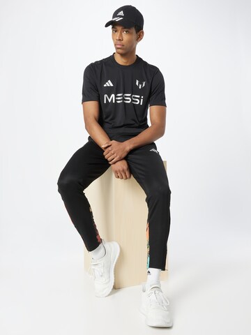 T-Shirt fonctionnel 'Messi ' ADIDAS PERFORMANCE en noir