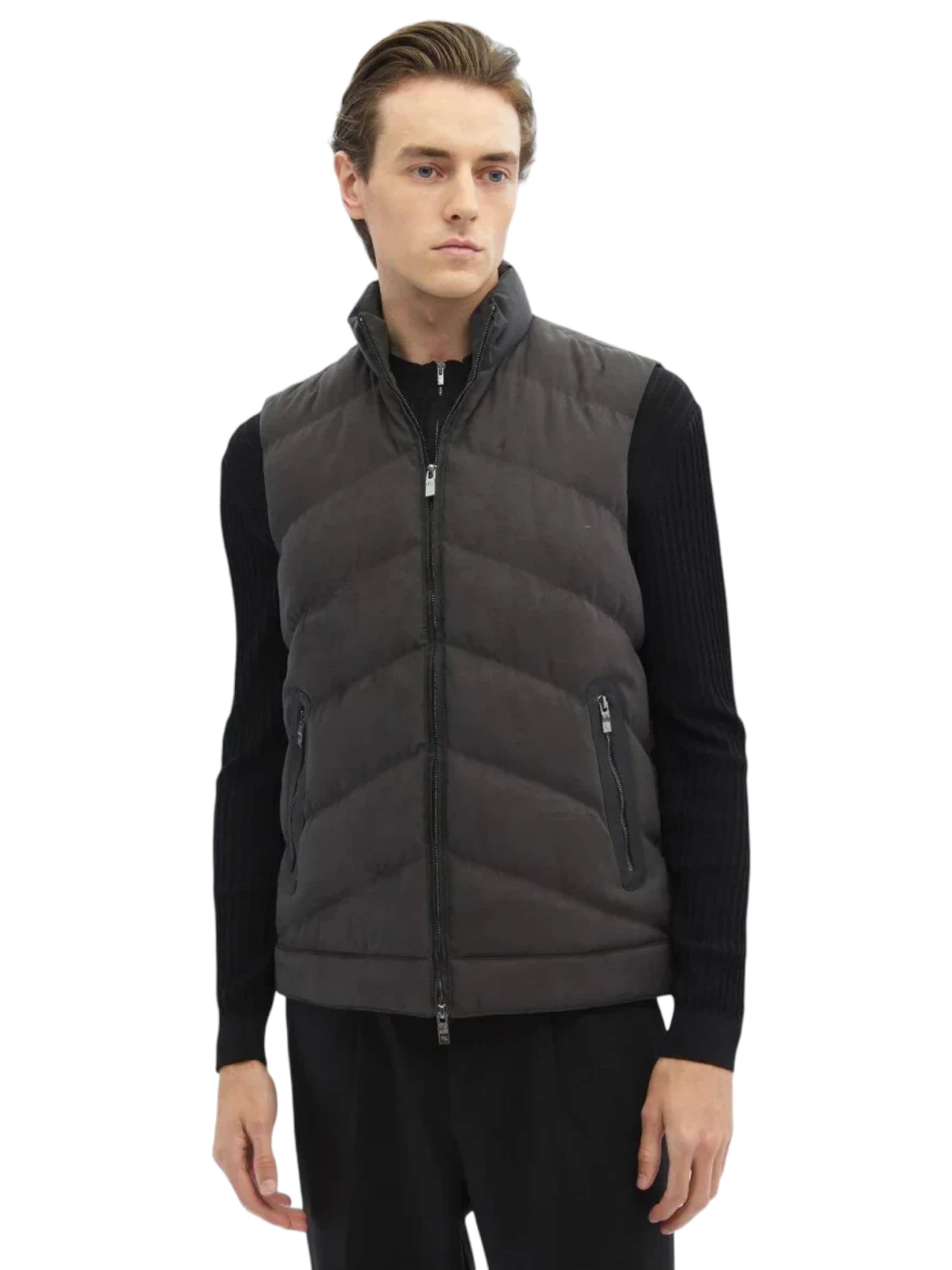 KİP Bodywarmer in Grijs: voorkant