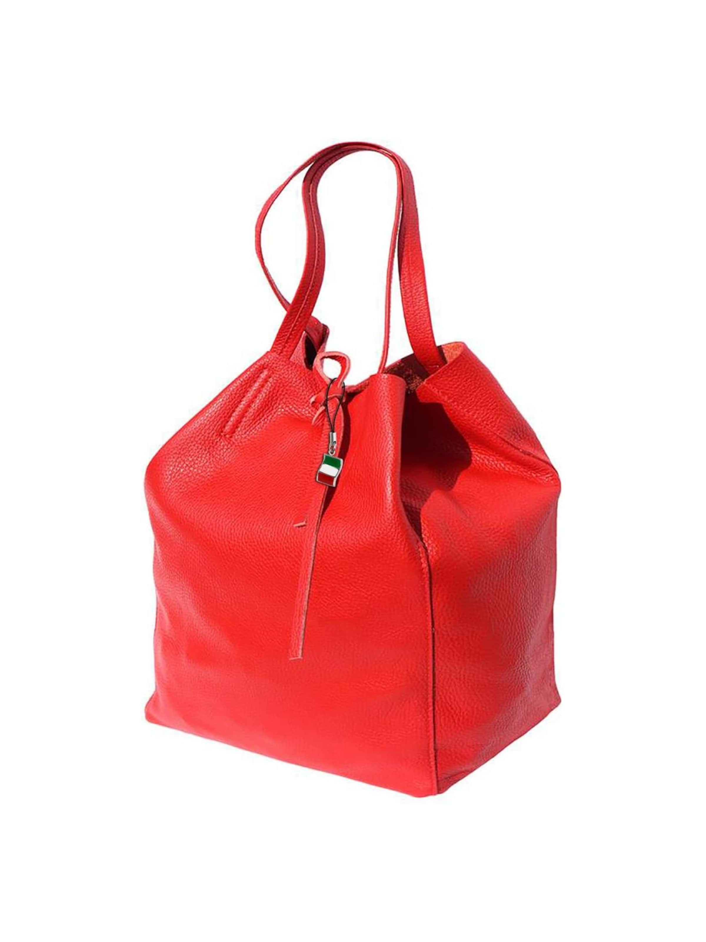 Florence Shoulder Bag in Red