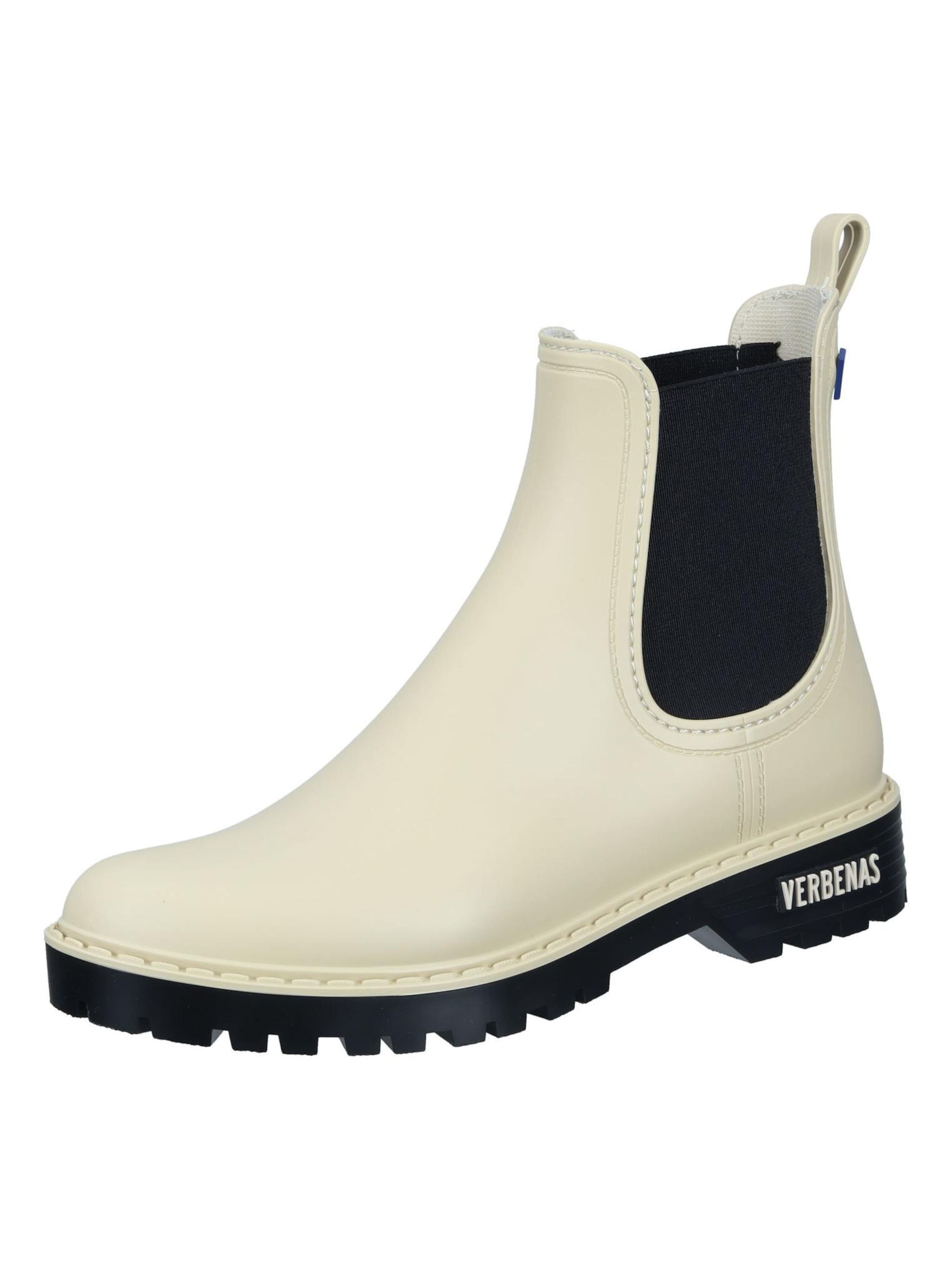 VERBENAS Ankle Boots in White: front