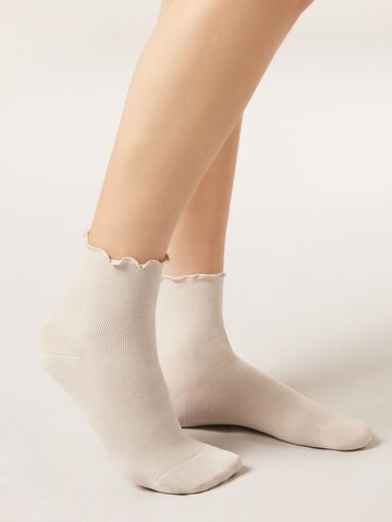 CALZEDONIA Socken in Beige: Vorderseite