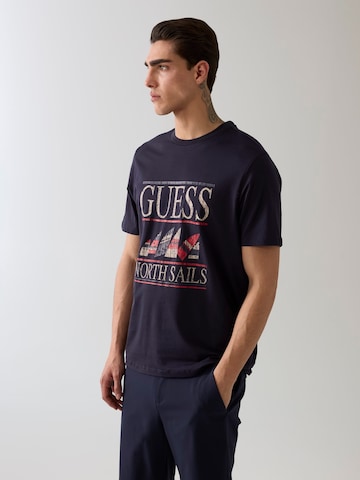 GUESS Shirt in Blue: front