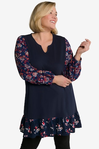 Ulla Popken Shirt in Blauw: voorkant