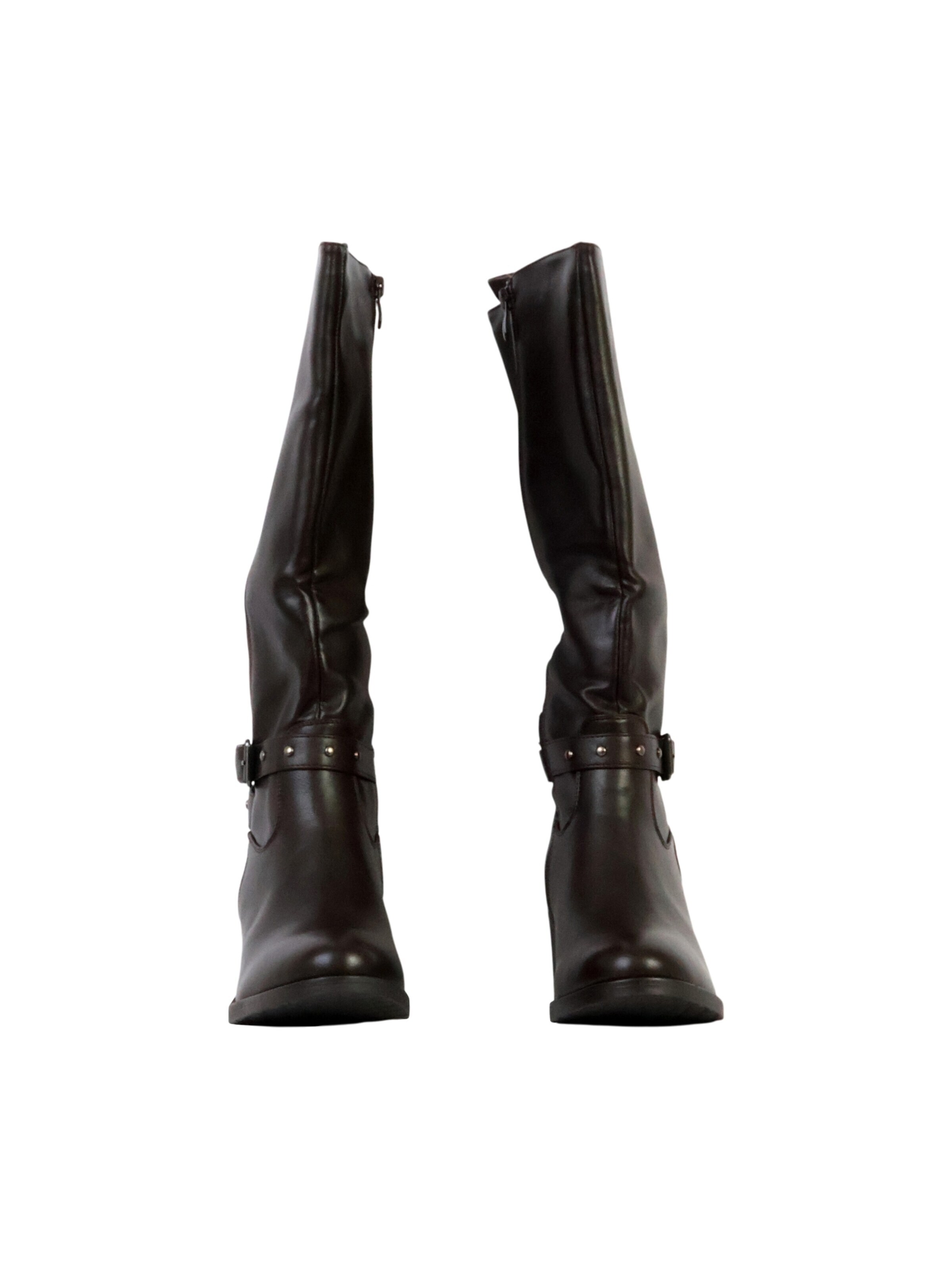 Super Mode - Botas 'Supermodische Stiefel mit Reißverschluss' en marrón