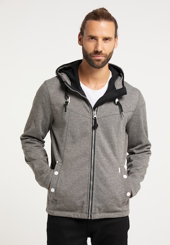 ICEBOUND Fleece Jacket in Grey: front