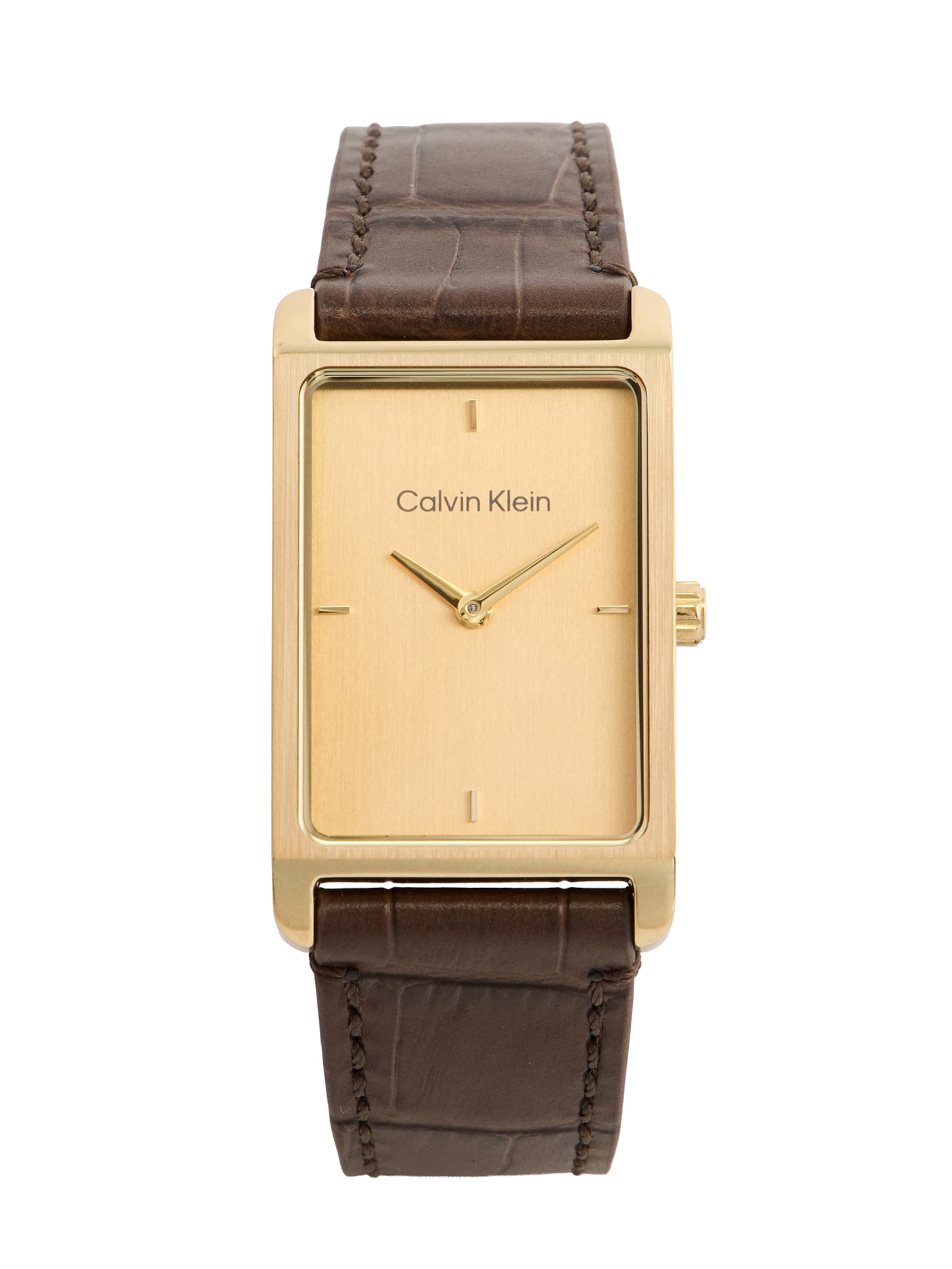 Calvin Klein Analógové hodinky 'Dapper' - Hnedá: predná strana
