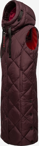 NAVAHOO Bodywarmer 'Schnuckel' in Rood