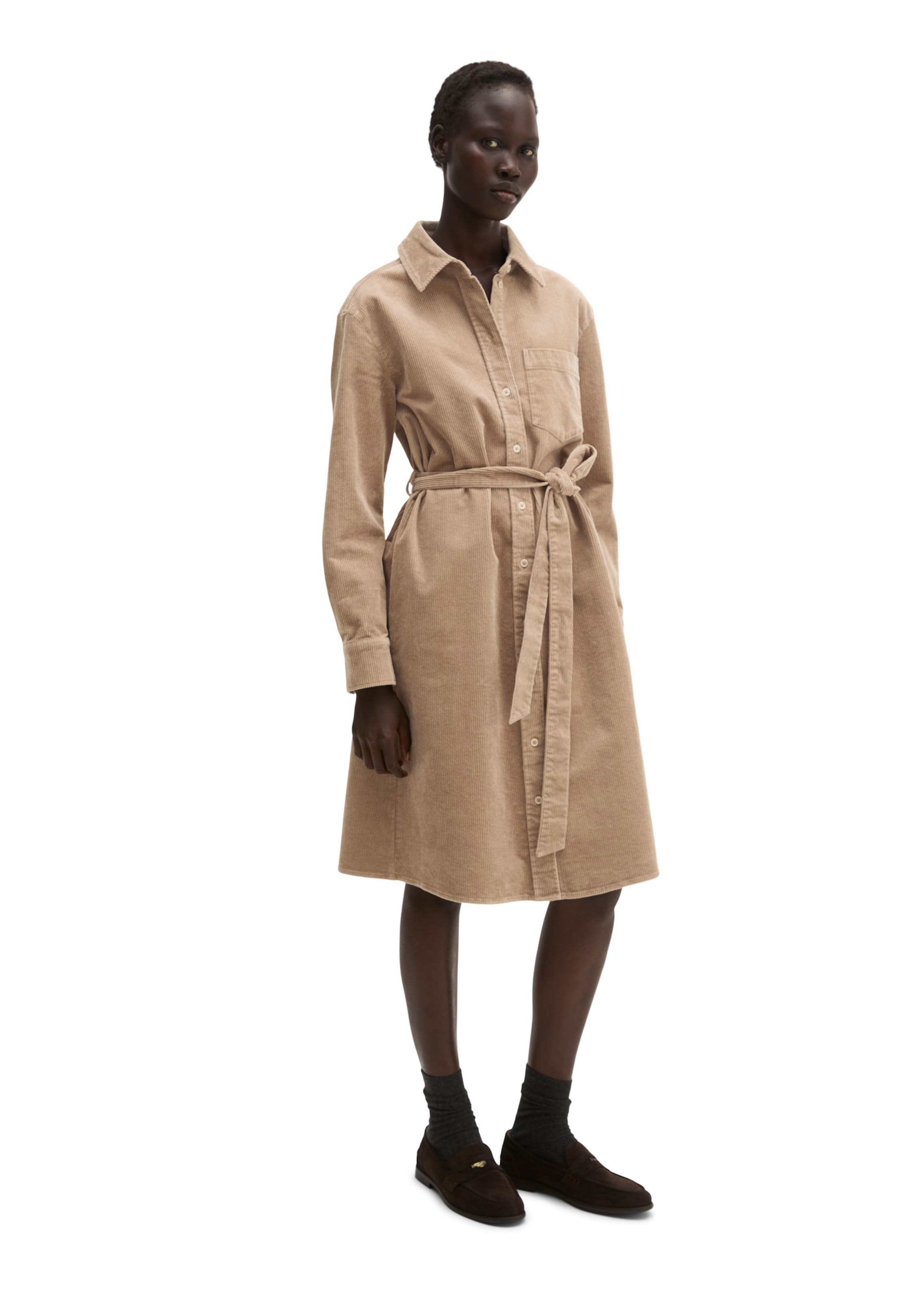 Marc O'Polo Blousejurk in Beige: voorkant