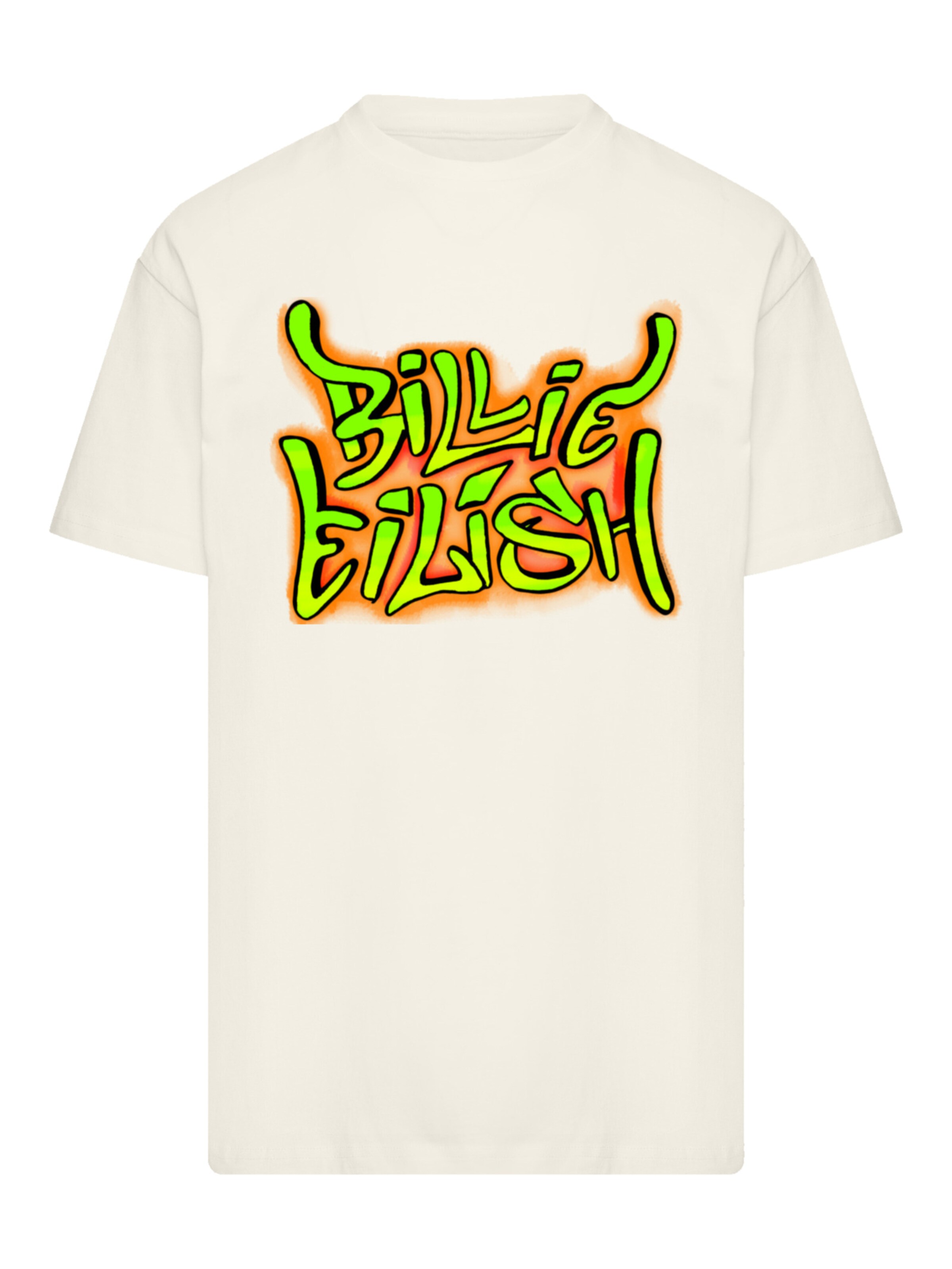 F4NT4STIC Shirt 'Billie Eilish' in Beige: front