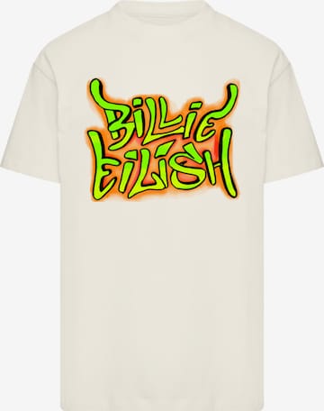 F4NT4STIC Shirt 'Billie Eilish' in Beige: front
