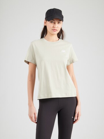 new balance Tričko 'Essentials' – zelená: přední strana