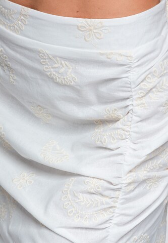 Jupe Ombre en blanc