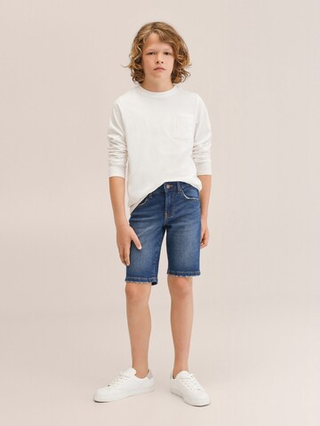 MANGO KIDS Slimfit Shorts 'John' in Blau