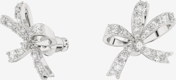 Boucles d'oreilles Swarovski en argent : devant