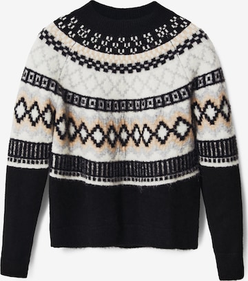 Desigual Sweater 'TIGNES' in Black: front