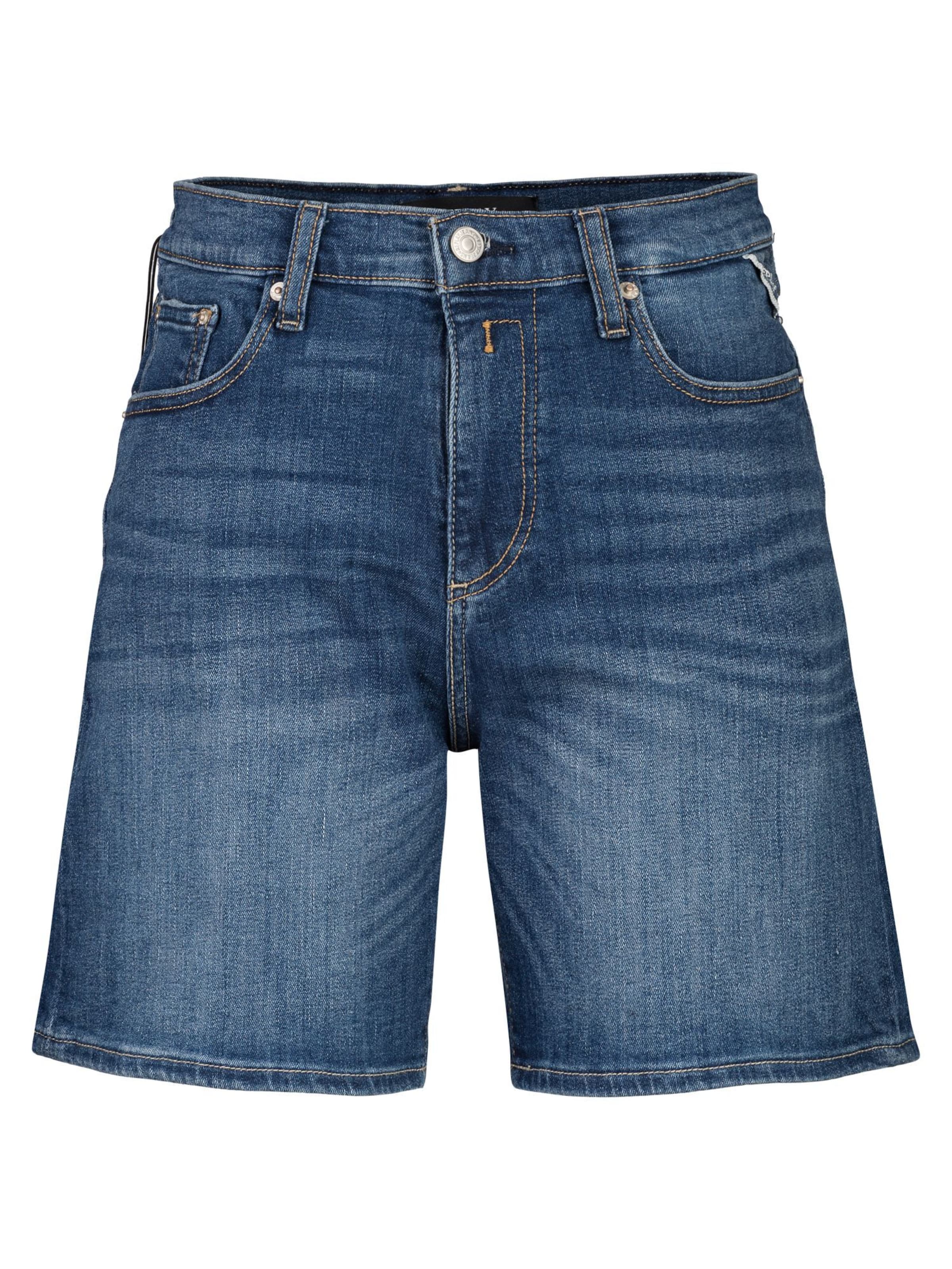 REPLAY Shorts 'Shirbey' in blue denim, Produktansicht
