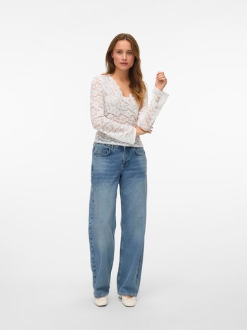 Chemisier 'VMIlla' VERO MODA en blanc