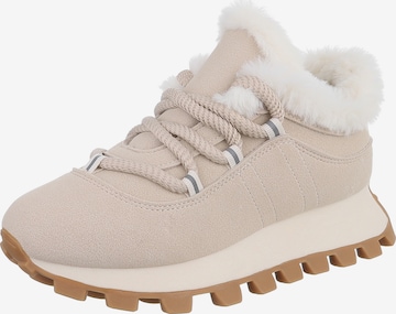 Ital-Design Ankle Boots in Beige: front