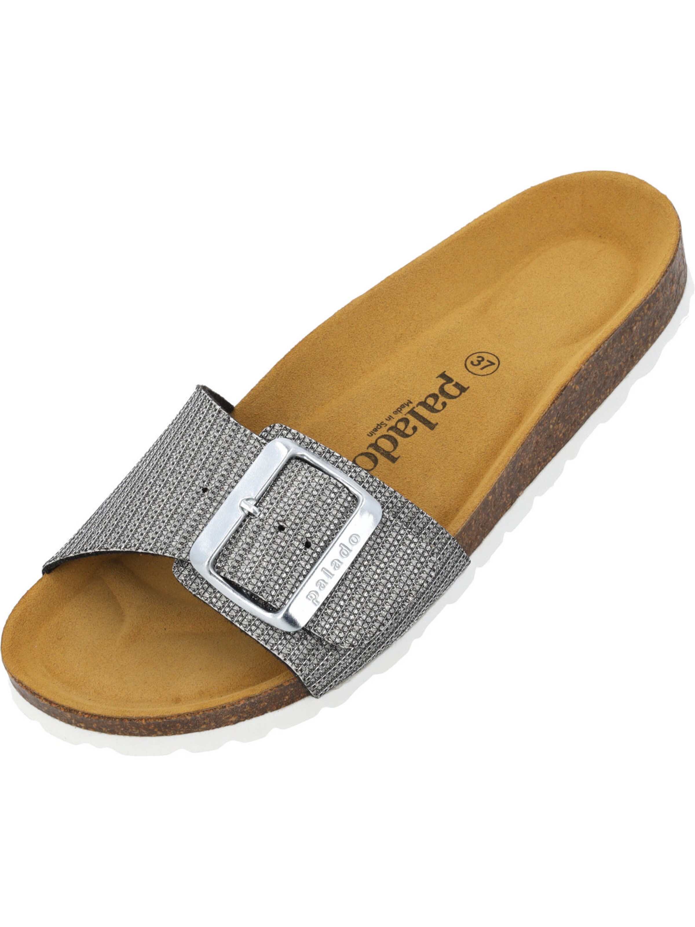 Palado Sandal 'Palado Malta EGS Glitter' in Silver: front