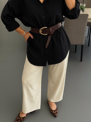 Touché Privé - Camiseta 'Oversized Poplin Shirt' en negro