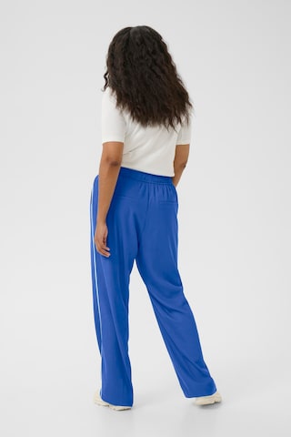 KAFFE CURVE Loose fit Trousers in Blue
