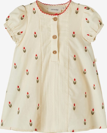 Lil ' Atelier Kids Dress 'Alma' in Beige: front