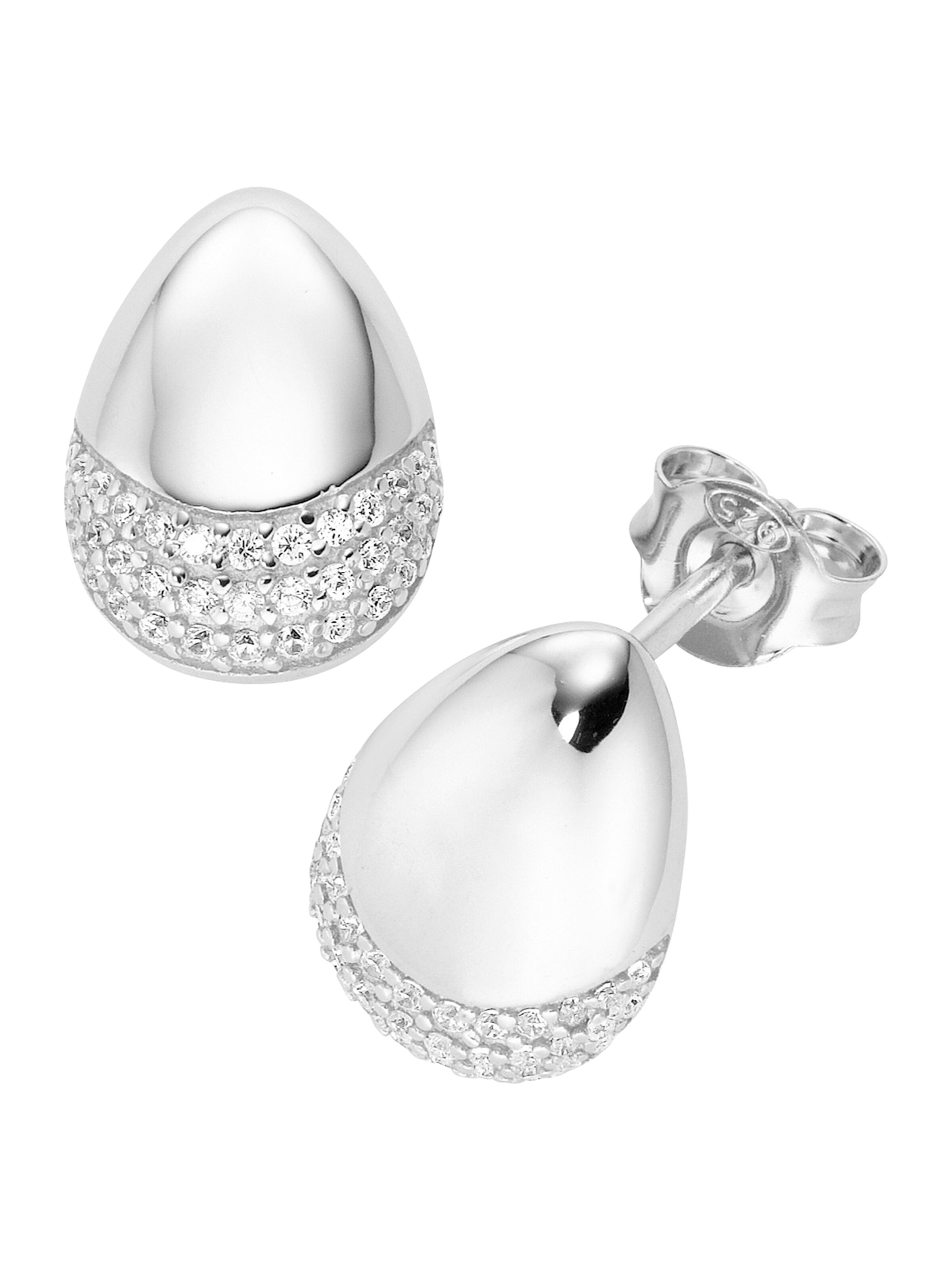 Giorgio Martello Milano - Brincos em prata: frente