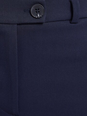 Bershka Zvonové kalhoty Kalhoty s puky – modrá