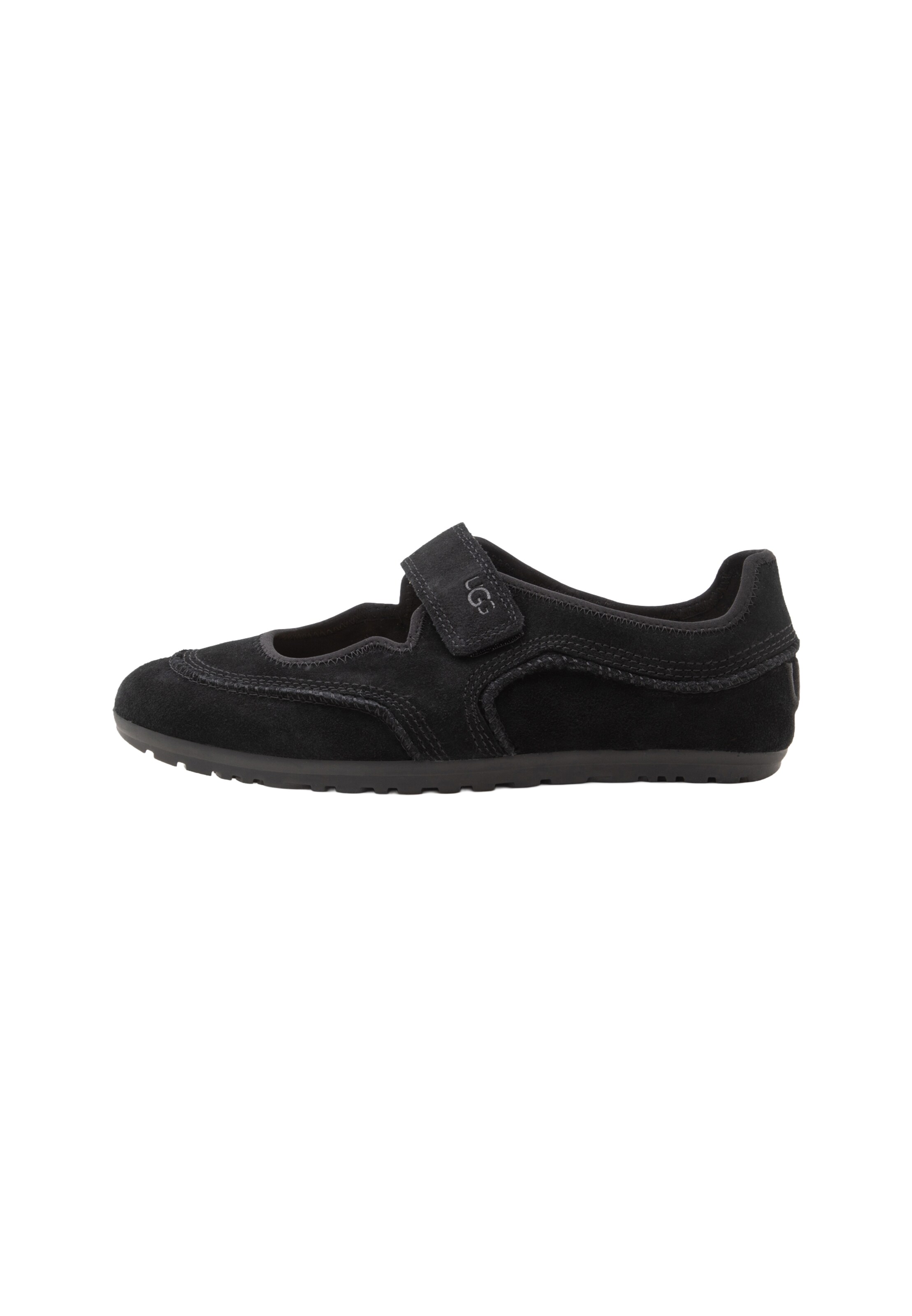 UGG - Bailarinas con hebilla en negro: frente