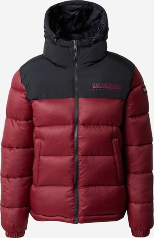 NAPAPIJRI Between-Season Jacket 'HORNELEN' in Red: front