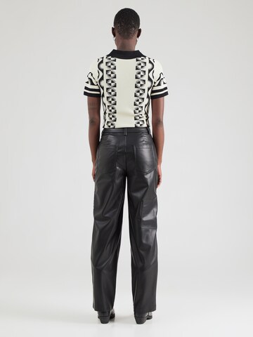 TOPSHOP regular Παντελόνι σε μαύρο