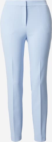 HUGO Slimfit Kalhoty s puky 'Hagonia-1' – modrá: přední strana