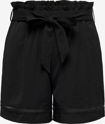 Pantalon 'FRANCI' ONLY en noir : devant