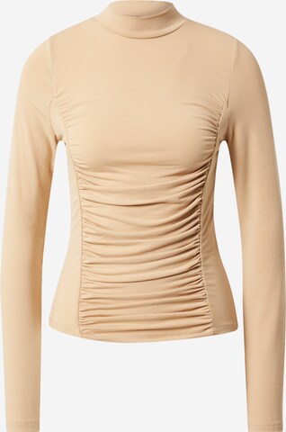 T-shirt 'FINTA' PIECES en beige : devant