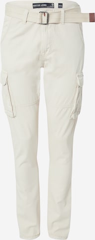 Pantalon cargo 'Villiam' INDICODE JEANS en gris : devant