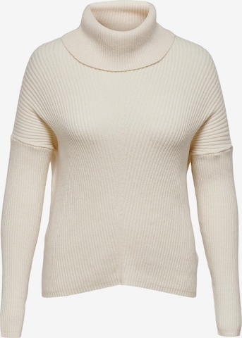ONLY Carmakoma Sweater 'Carkaria' in White: front