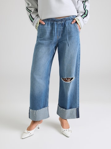 GAP Широка кройка Дънки 'EASY 90S' в синьо: отпред