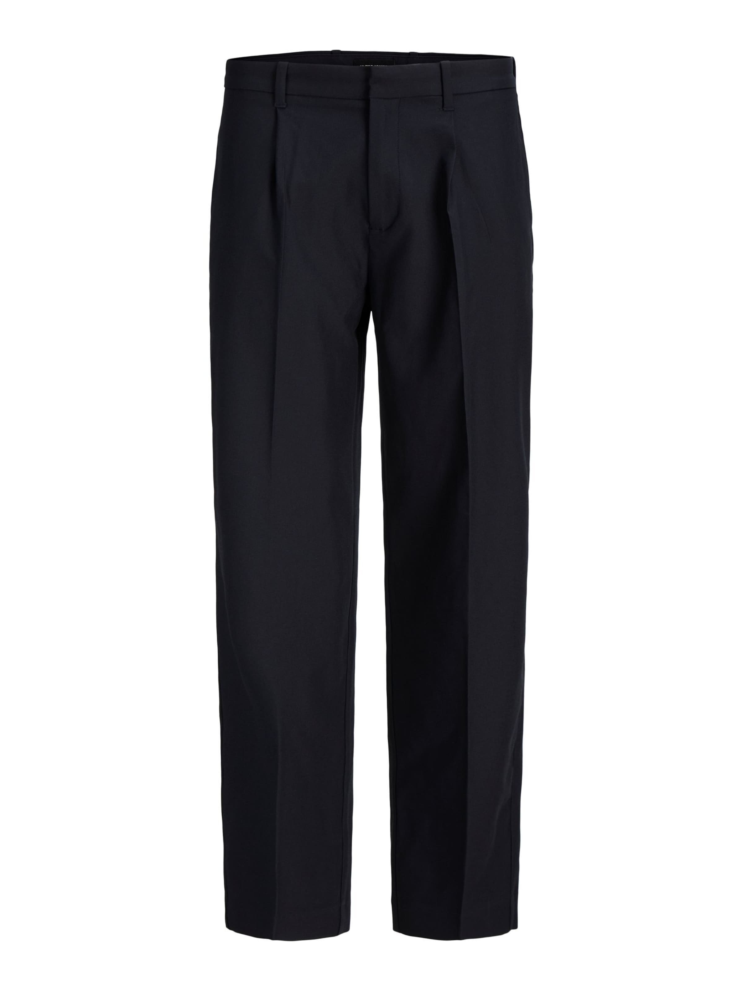 JACK & JONES Loosefit Bandplooibroek in Blauw: voorkant