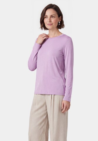 T-shirt Usha en violet : devant
