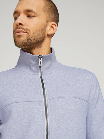 TOM TAILOR Sweatjacke in Grau