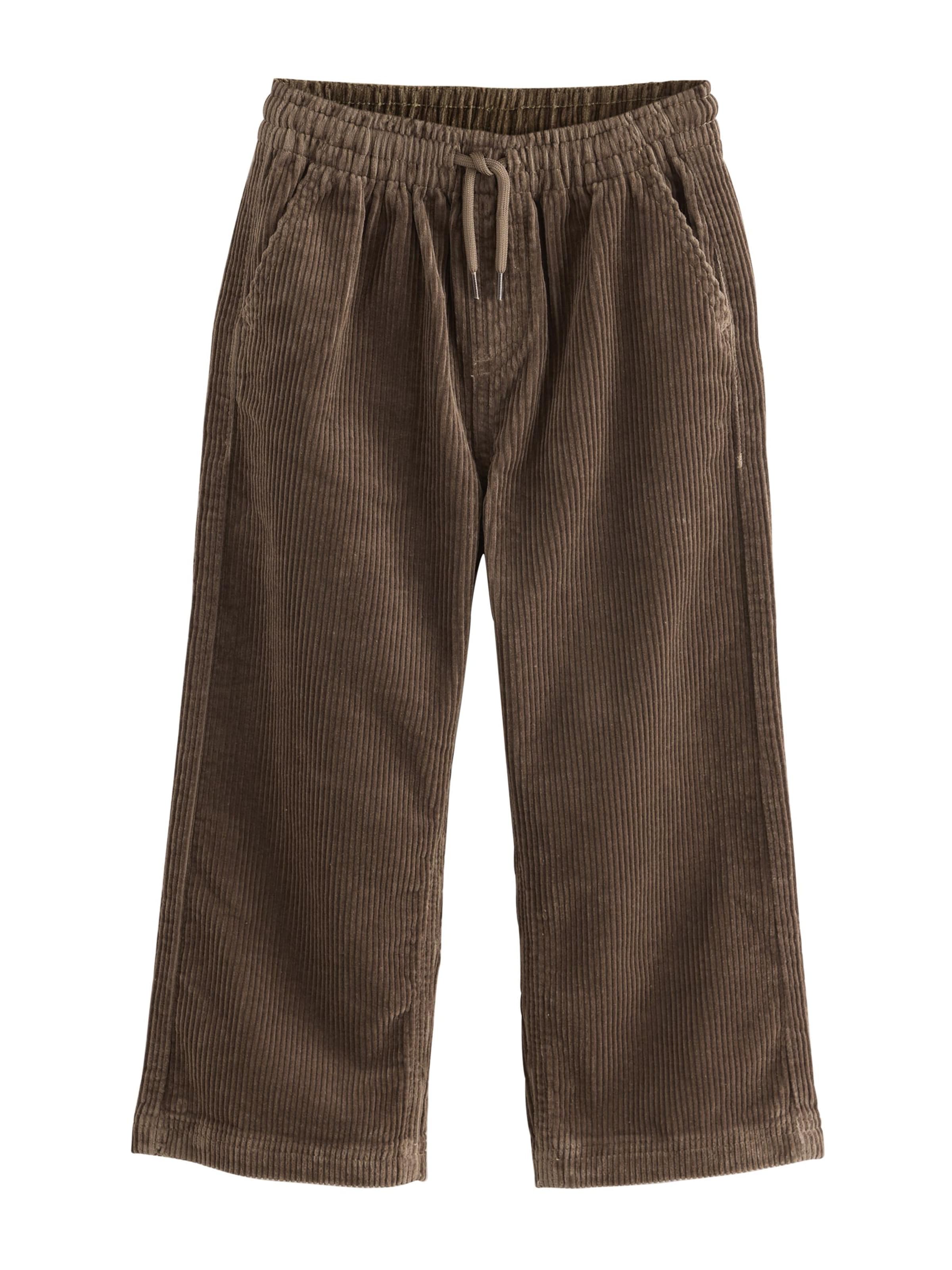 Next Regular Trousers in Brown: front
