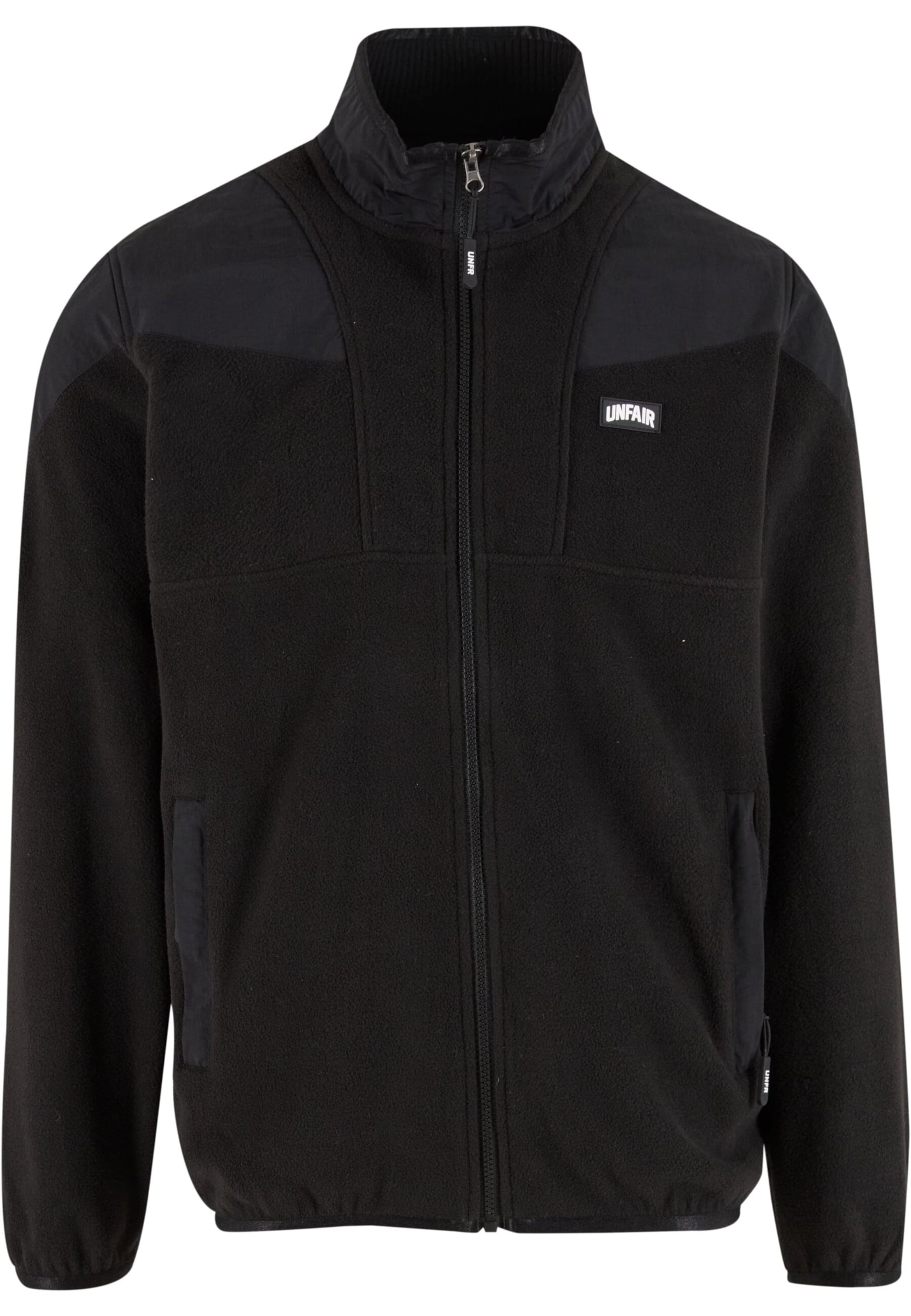 Unfair Athletics Fleece jacket in Black: front