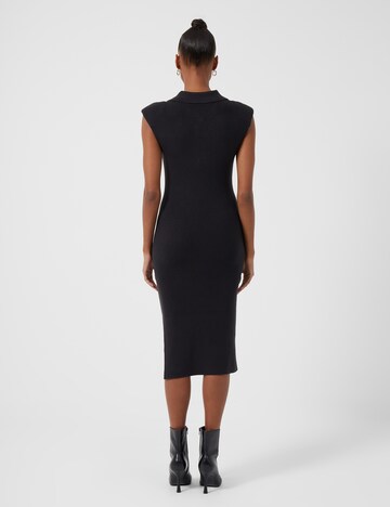 FRENCH CONNECTION Úpletové šaty 'Katie' – černá